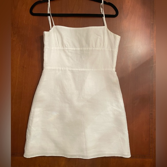 Linen mini dress - Picture 2 of 5